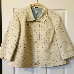 Talbots multicolored jacket.